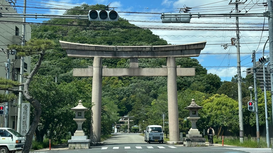 愛媛県護国神社_鳥居