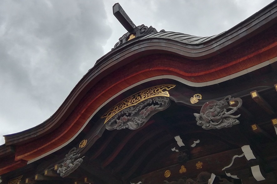 櫛田神社_博多雷神博多風神