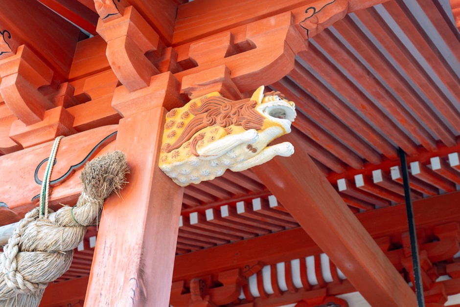 日御碕神社_社殿_獅子彫刻