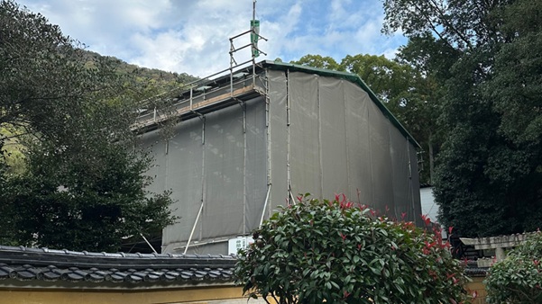 神谷神社_国宝御本殿_修復中