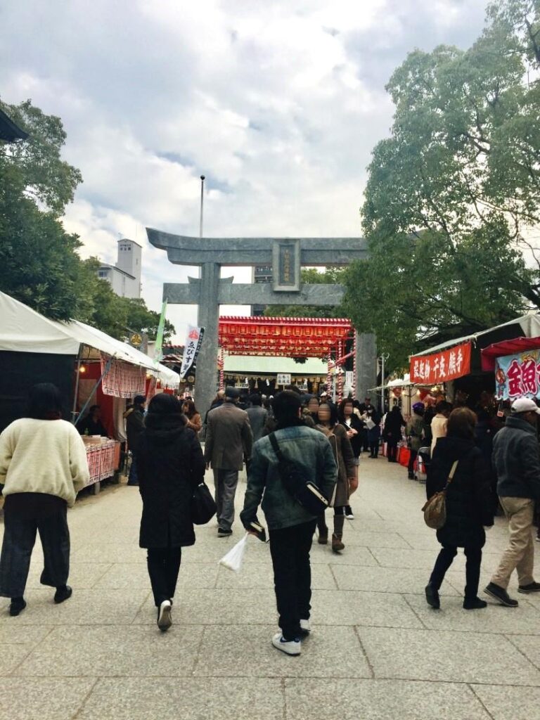 十日恵比須神社_正月大祭_出店
