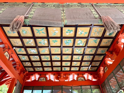 枚聞神社_社殿_天井画