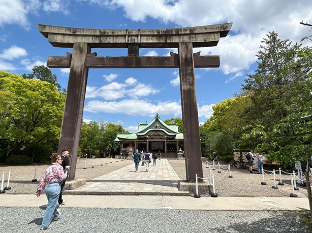 大阪城豊国神社_表鳥居
