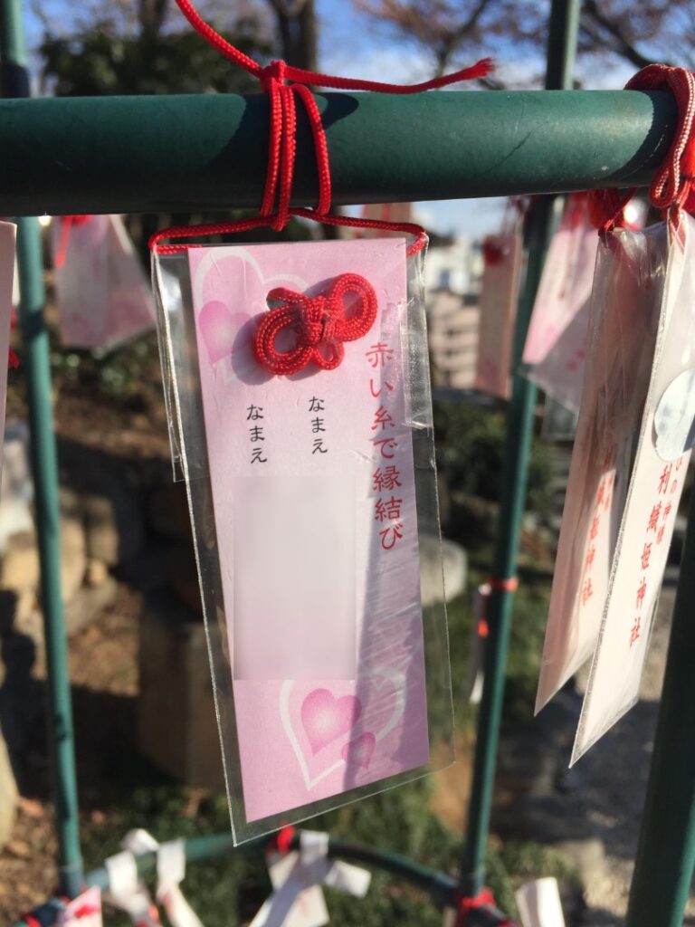 足利織姫神社_赤い糸で縁結び