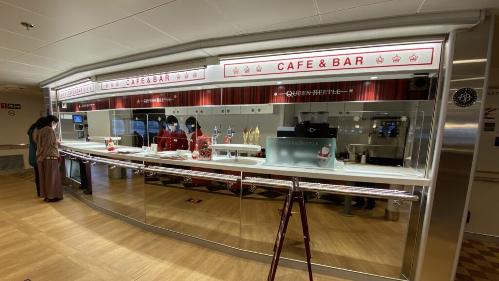 宗像大社沖津宮_クイーンビートル_船内