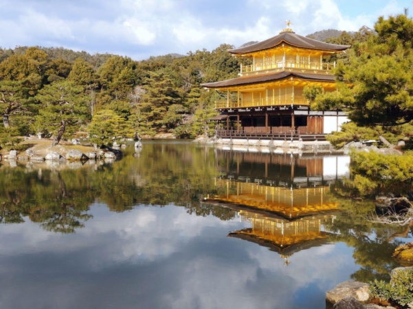 金閣寺_舎利殿金閣_鏡湖池