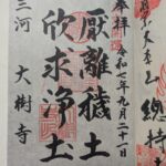 大樹寺_御朱印