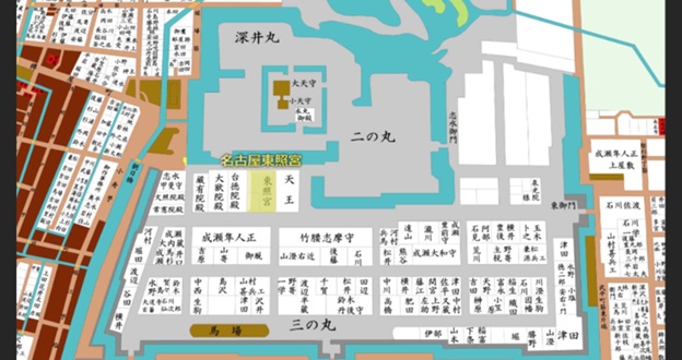 名古屋東照宮_城内図