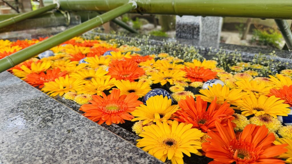 現人神社_花手水