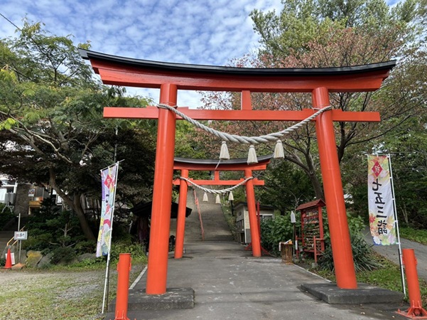 虻田神社_参道