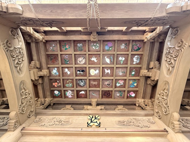 健軍神社_楼門_天井絵