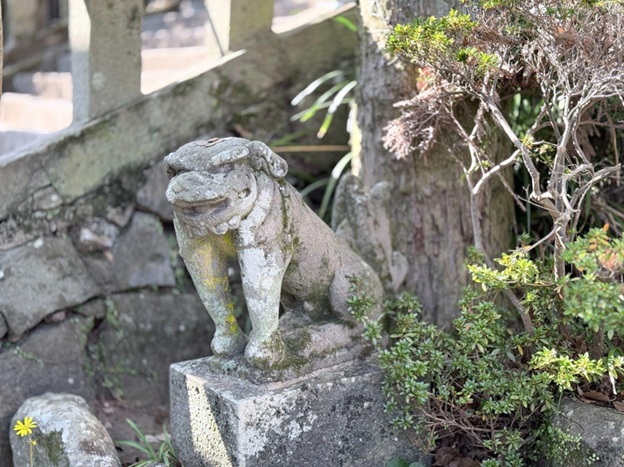 鎮西大社諏訪神社_トゲ抜き狛犬