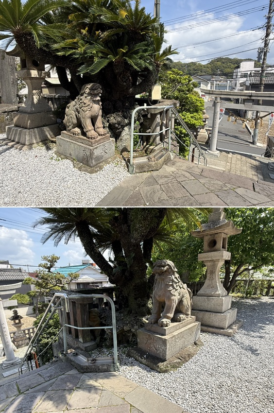 西叶神社_隠れ狛犬