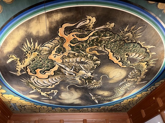 龍泉寺_八大龍王堂天井画