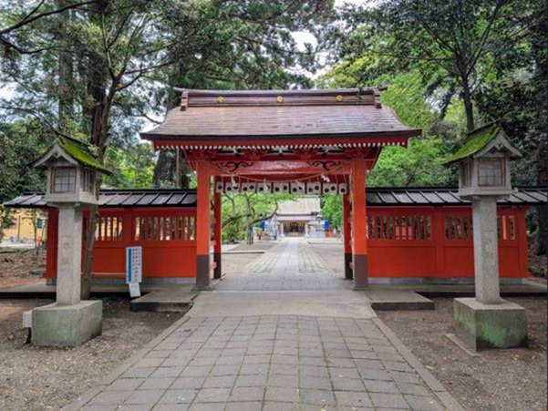息栖神社_神門