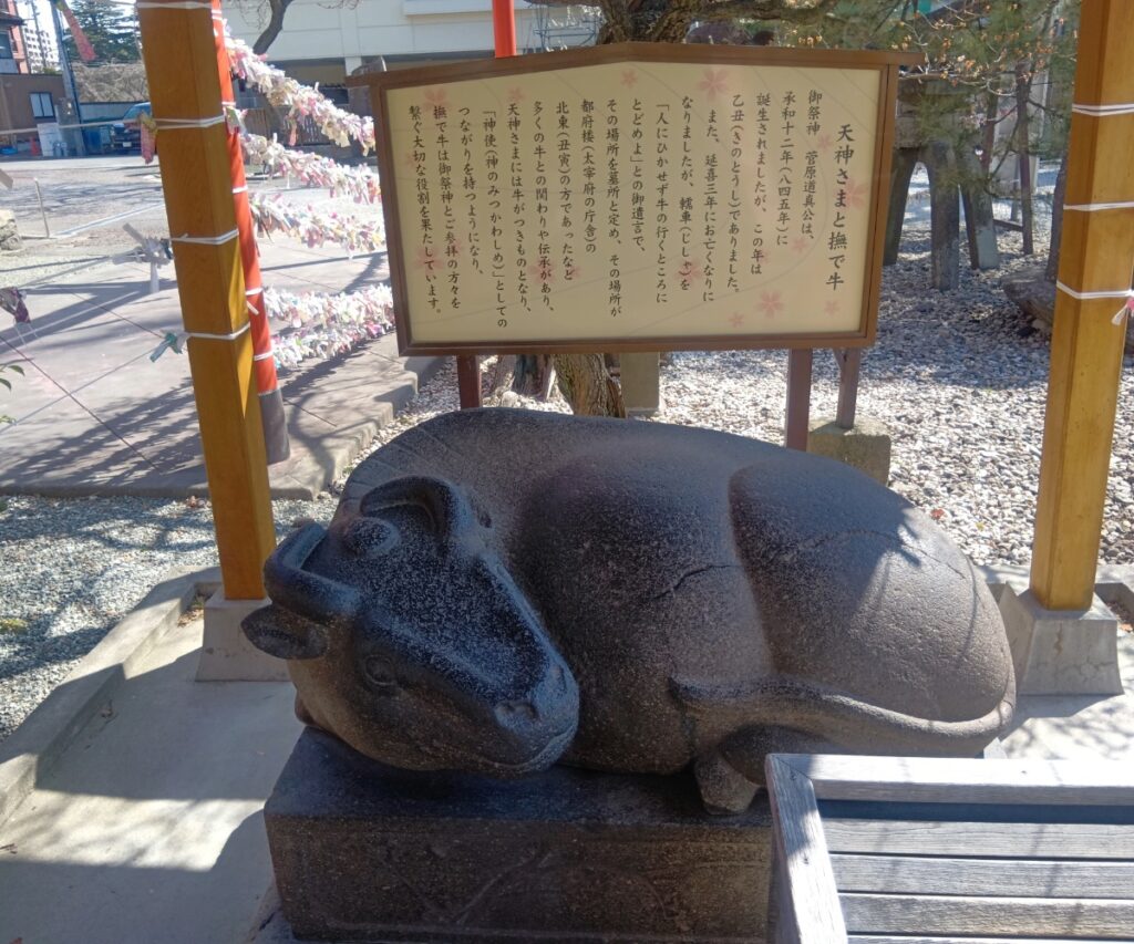 榴岡天満宮_撫で牛