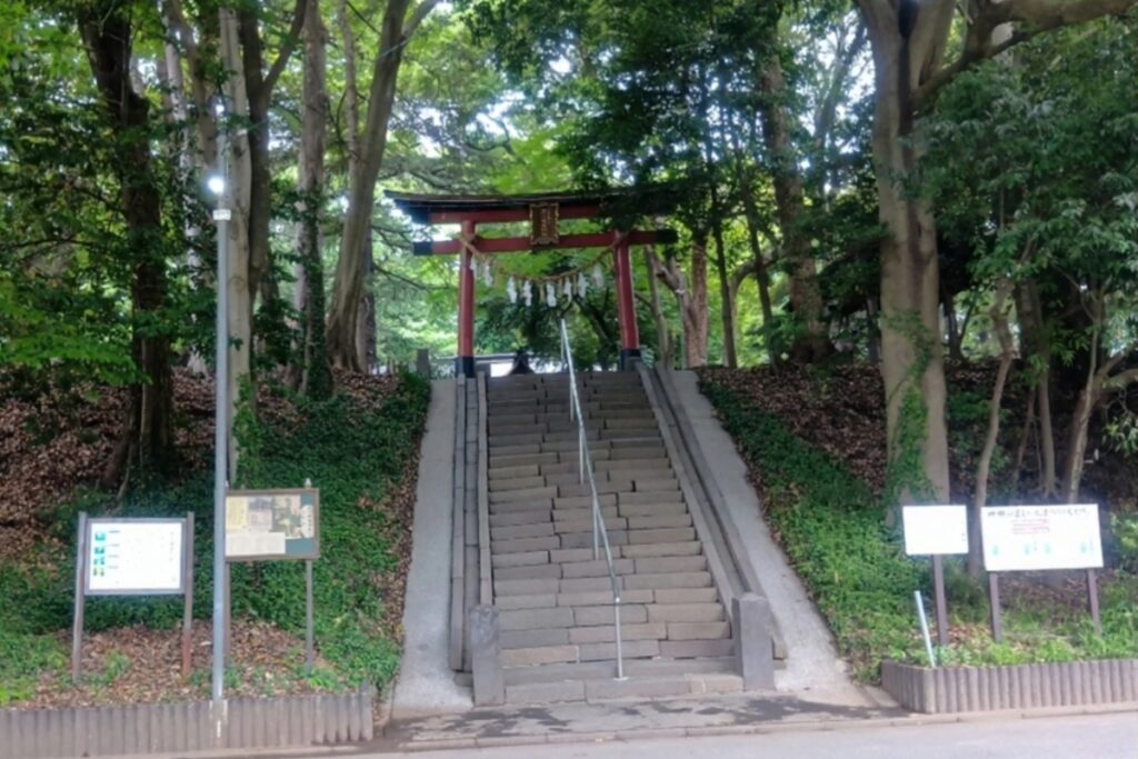 氷川女體神社_参道_鳥居