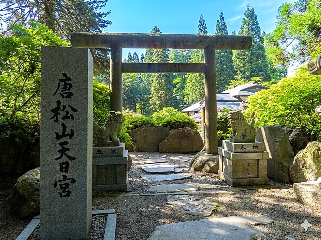 唐松山天日宮_鳥居