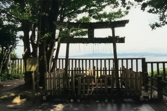 志賀海神社_亀石遥拝所