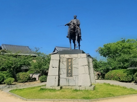 吹揚神社_境内_藤堂高虎像
