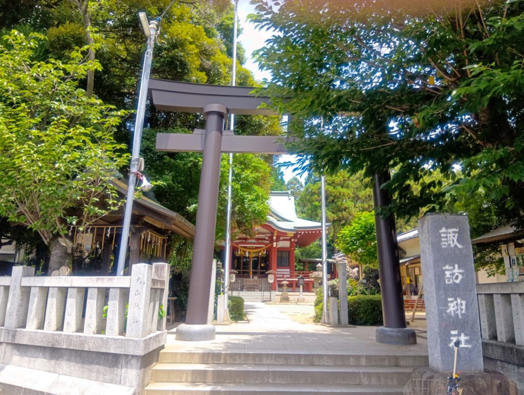 柏諏訪神社_鳥居